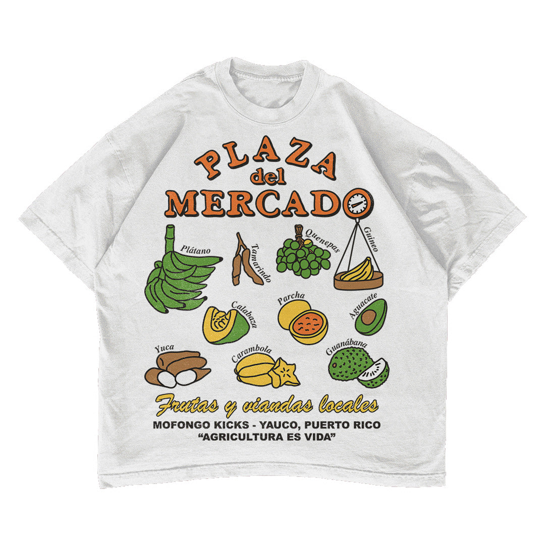 Plaza del Mercado Tee (White)