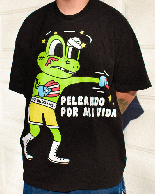 Peleando Por Mi Vida Tee (Black)