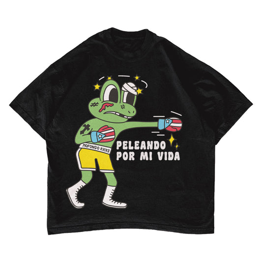 Peleando Por Mi Vida Tee (Black)