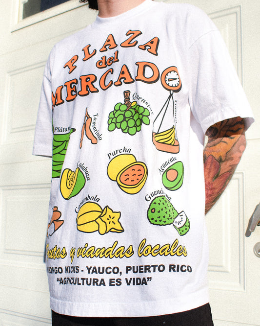 Plaza del Mercado Tee (White)