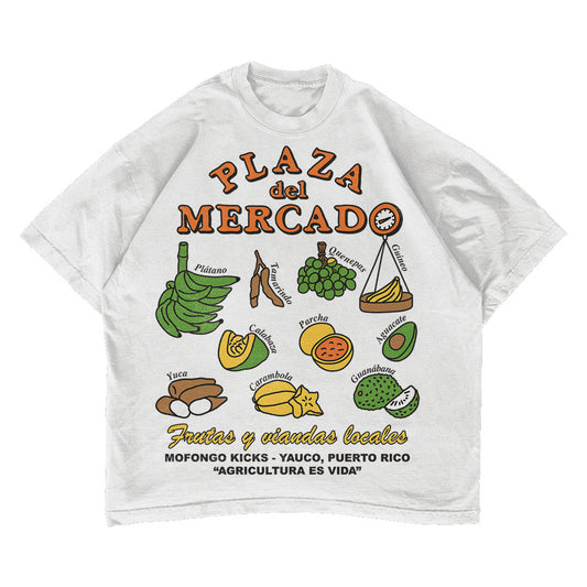 Plaza del Mercado Tee (White)